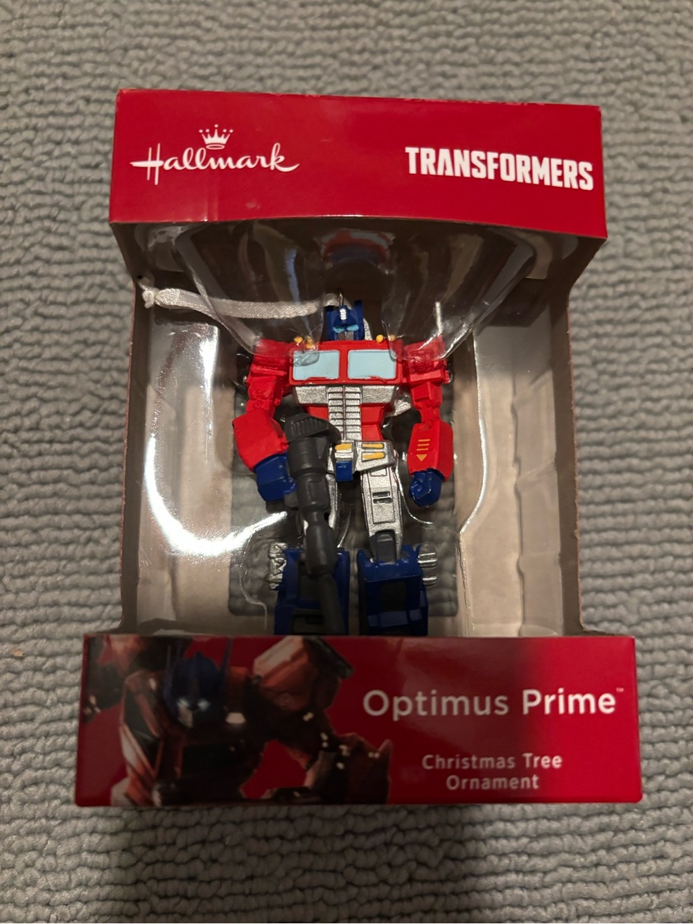 Hallmark Optimus Prime Ornament - Red, Blue, Silver